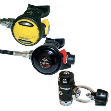 Beuchat Regülatör Set VX10 ICEBERG 1.2. Kademe, Ahtapot, Çanta dahil