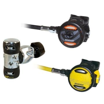 Beuchat Regülatör Set V-TWIN 1.2. Kademe, Ahtapot VRT2