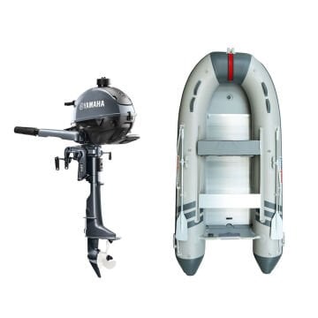 Marinport 3.00 Alüminyum Taban Şişme Bot + Yamaha 2.5 HP Deniz Motoru