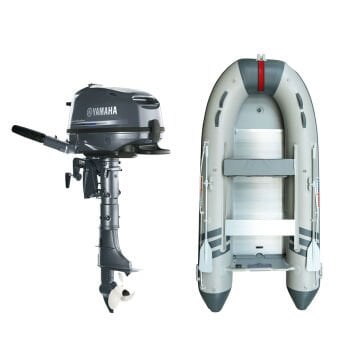 Marinport 3.00 Alüminyum Taban Şişme Bot + Yamaha 6 HP Deniz Motoru