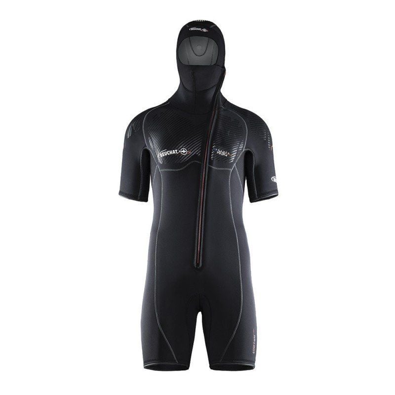 Beuchat Shorty FOCEA COMFORT5, 5mm. Erkek Başlıklı Dalış Elbisesi