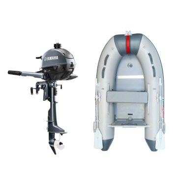 Marinport 2.30 Ahşap Taban Şişme Bot + Yamaha 2.5 HP Deniz Motoru