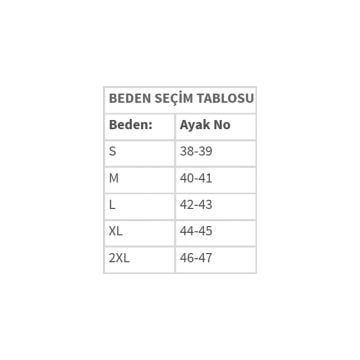 5mm.Tabanlı Çorap