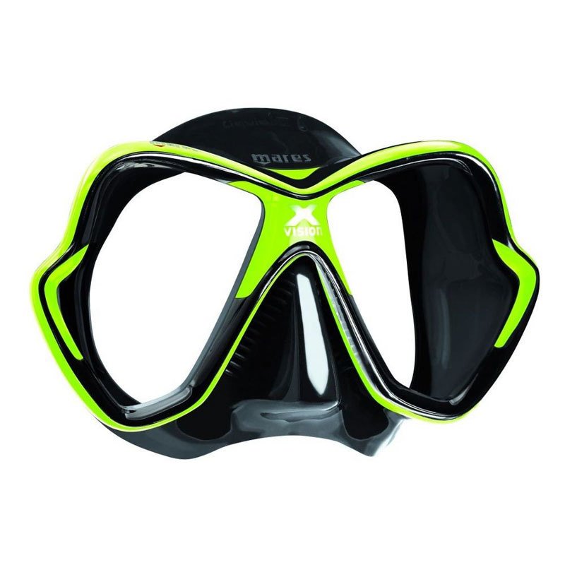 Mares X-Vision 14 Dalış Maskesi Siyah-Yeşil