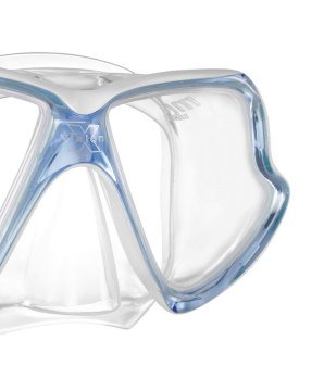 Mares X-Vision Mid Dalış Maskesi Açık Mavi