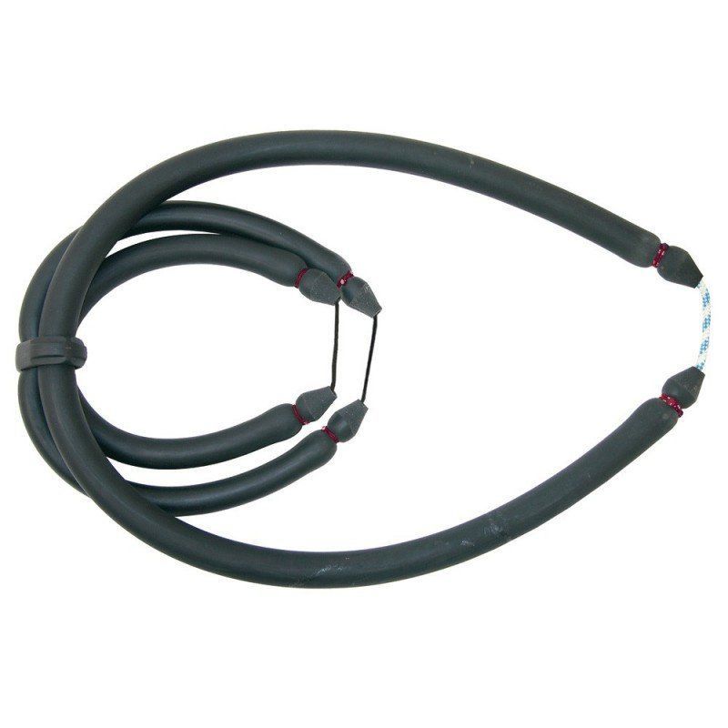 Beuchat Zıpkın Lastik 16 mmx2 + 19 mm İp Palamut, Revolution Zıpkın için, Üçlü, Siyah