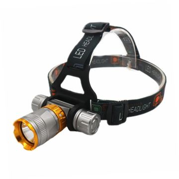 Led Kafa Feneri + Pil Siyah