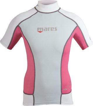 Mares Trilastic Kısa Kol Kadın Rash Guard Pembe