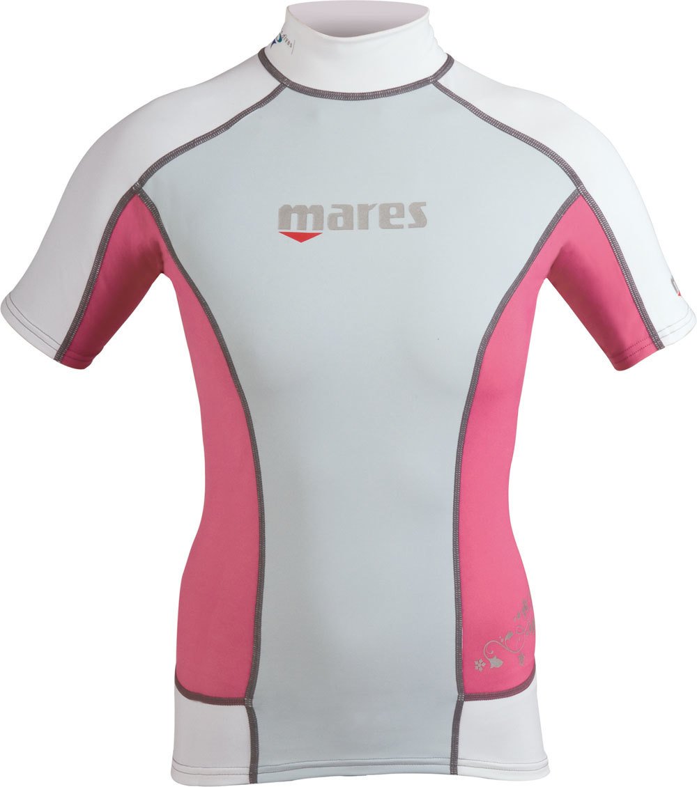 Mares Trilastic Kısa Kol Kadın Rash Guard Pembe