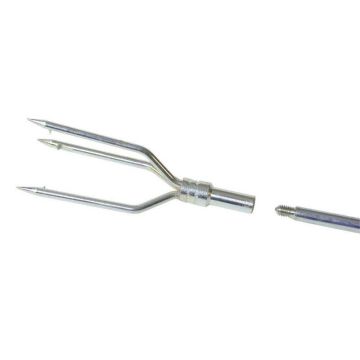 Beuchat Zıpkın Uç 2li Tridents küçük krom - metrik M6