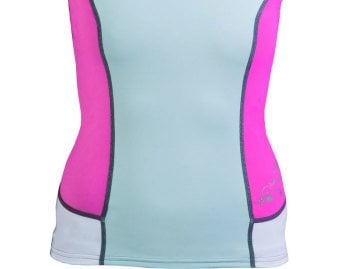 Mares Trilastic Cap Kısa Kol Kadın Rash Guard Pembe