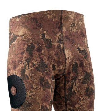 Mares Pocket 2mm OpenCell Short Camo Brown