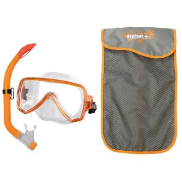 Beuchat SET MS OCEO Çocuk Maske Şnorkel(Tahliyeli), Turuncu
