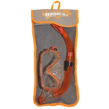 Beuchat SET MS OCEO Çocuk Maske Şnorkel(Tahliyeli), Turuncu