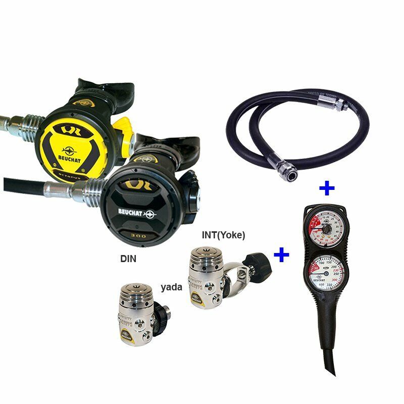 Beuchat Regülatör Set SPORT VR300, Ahtapot, Konsol, BC Hortumu