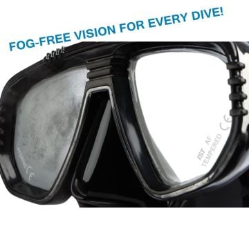IST Maske PRO EAR Kulaklıklı (ANTI-FOG), Siyah
