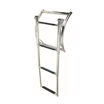Teleskopik Bot Merdiveni 3 Basamaklı Krom