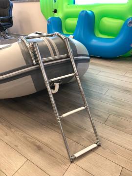 Teleskopik Bot Merdiveni 3 Basamaklı Krom