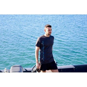 BEUCHAT T-Shirt Titanyum/Mavi Atoll