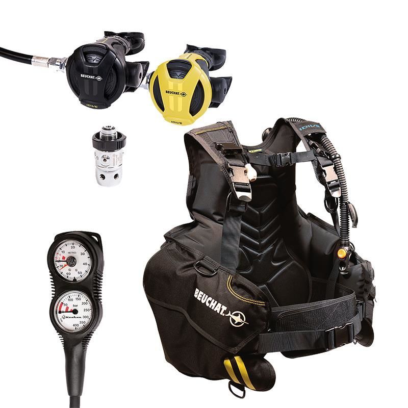 Beuchat Scuba Set ECO, 1Dive Bc, Regülatör, Ahtapot, Konsol