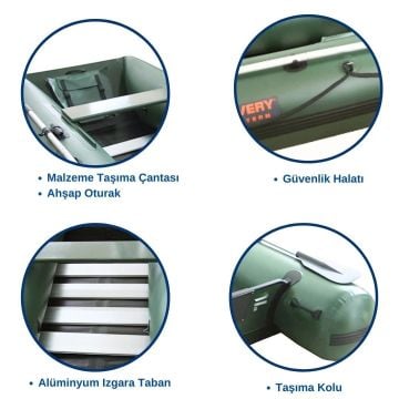 DFT Discovery 249 Izgara Tabanlı Şişme Bot