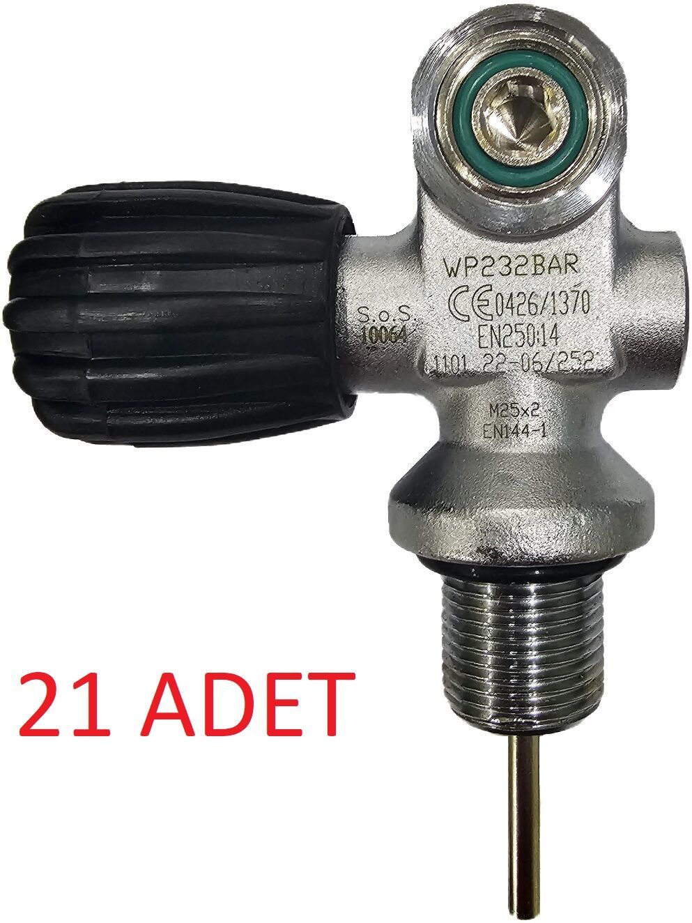 21 Adet Tüp Vana M25X2.0