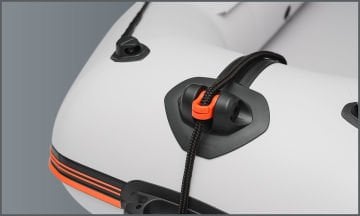Kolibri KM-245D Ahşap Katlanır Tabanlı Şişme Bot Gri