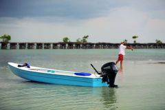Tohatsu 15HP Uzun Şaft Manuel - Marşlı 4 Zamanlı Deniz Motoru