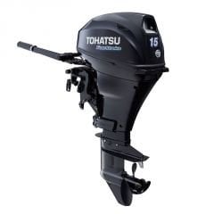 Tohatsu 15HP Uzun Şaft Manuel - Marşlı 4 Zamanlı Deniz Motoru