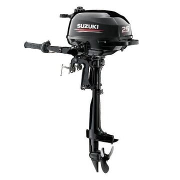 Suzuki 2.5 HP Deniz Motoru + Coralsea 230 Ahşap Tabanlı Bot
