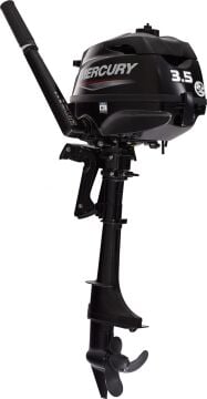 Mercury 3.5 HP Deniz Motoru + Coralsea 230 Ahşap Tabanlı Bot