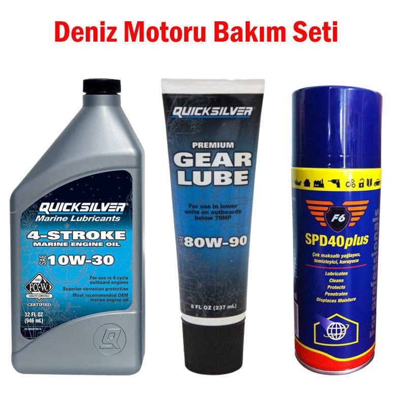 Deniz Motoru Bakım Seti (3 Parça)