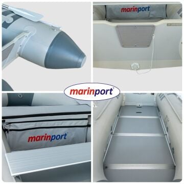 Marinport 300 Ahşap Tabanlı Şişme Bot + Suzuki 6 HP Deniz Motoru