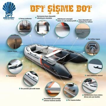 DFT Discovery 330 Alüminyum Katlanır Tabanlı Şişme Bot