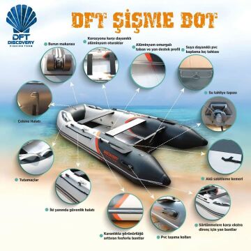 DFT Discovery 330 Alüminyum Katlanır Tabanlı Şişme Bot