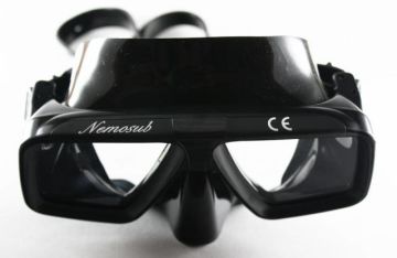 M-05 Maske + Sn-03p Snorkel (10adet) ŞEFFAF-MAVİ