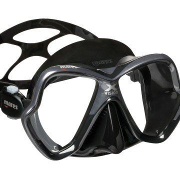Mares X-Vision Siyah Dalış Maskesi Siyah