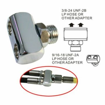 Kraken Regülatör Adaptör AD30 Hortum Adaptör LP Alçak Basınç Çoklayıcı