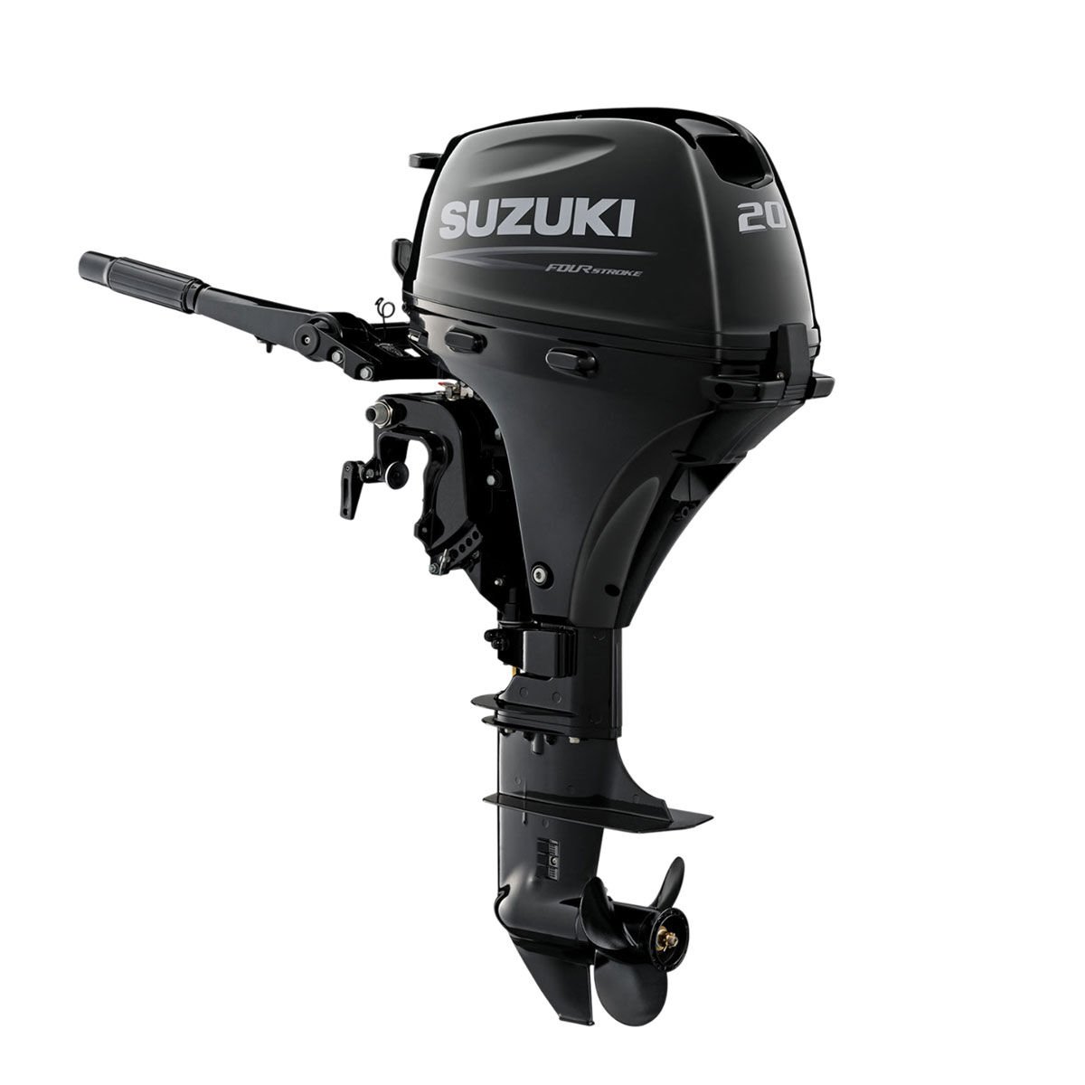 Suzuki 20 HP Uzun Şaft Marşlı Trimli 4 Zamanlı Deniz Motoru