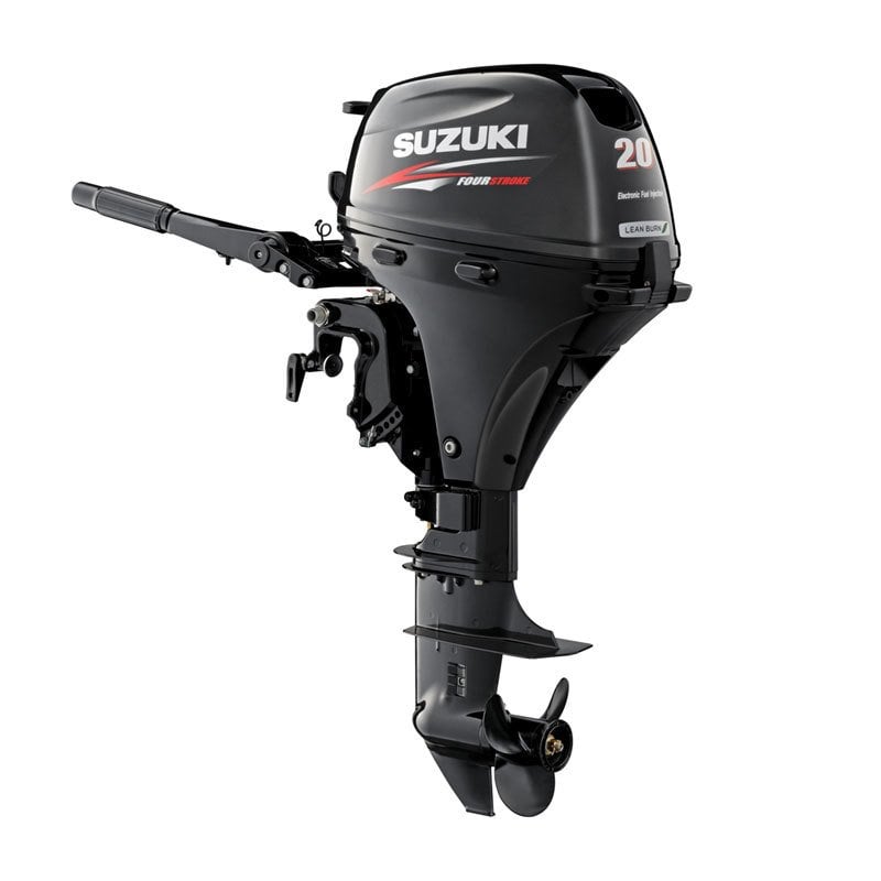 Suzuki 20 HP Uzun Şaft Marşlı Trimli 4 Zamanlı Deniz Motoru