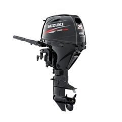 Suzuki 25 HP Uzun Şaft Manuel&Marşlı 4 Zamanlı Deniz Motoru