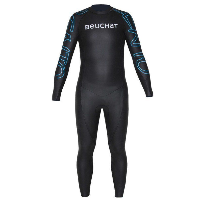Beuchat Elbise ZENTO 2 mm. Triathlon, Serbest Dalış ve Yüzme Elbisesi